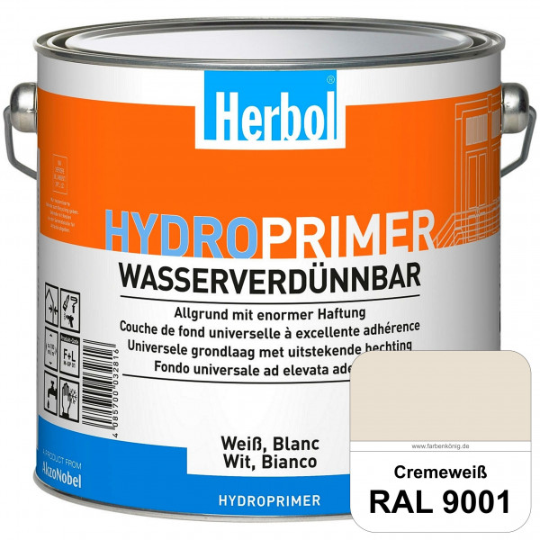 Hydroprimer (RAL 9001 Cremeweiß) wasserverdünnbare Allgrund (Innen&Außen)