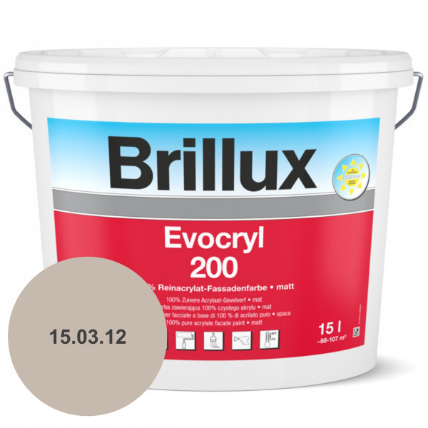 Evocryl 200 (B-Ware) - 15 Liter (15.03.12 - Brillux Scala)