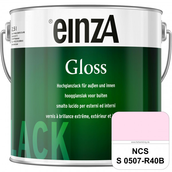 einzA Gloss (NCS S 0507-R40B) Hochwertiger Alkydharzlack in Premium-Qualität, hochglänzend.