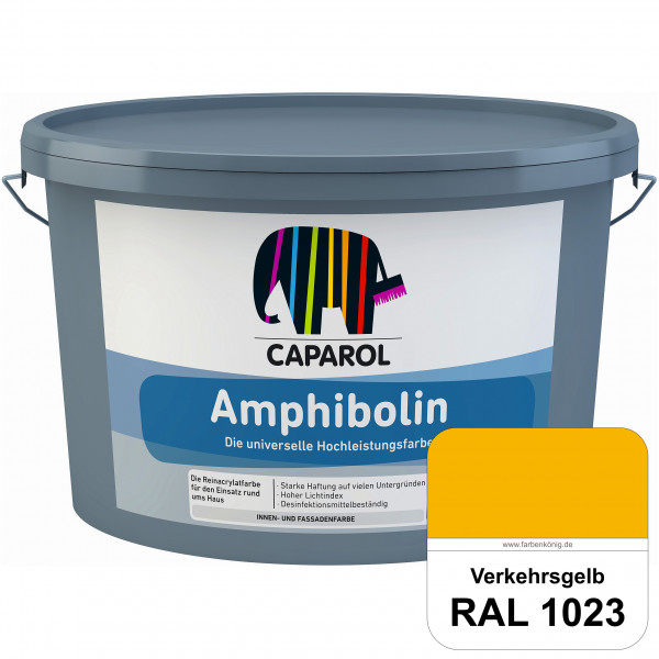 Amphibolin (RAL 1023 Verkehrsgelb) Universalfarbe auf Reinacrylbasis innen & außen