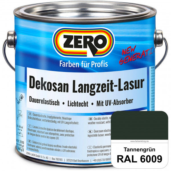 Dekosan Langzeit-Lasur (RAL 6009 Tannengrün)