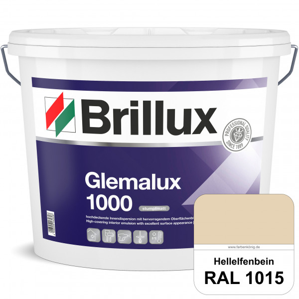 Glemalux ELF 1000 (RAL 1015 Hellelfenbein) matte und hochdeckende Innenfarbe für perfekte Oberfläche