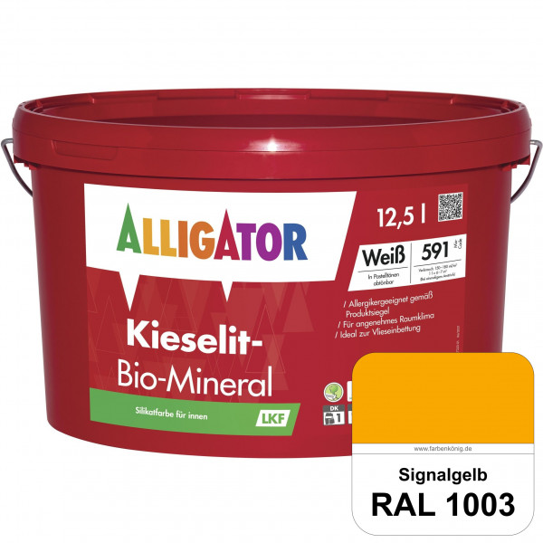 Kieselit-Bio-Mineral LKF (RAL 1003 Signalgelb)