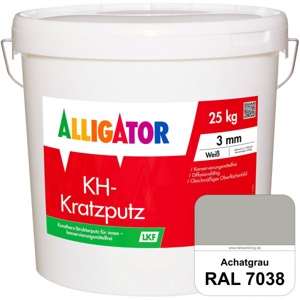 KH-Reibeputz LEF 2 mm (RAL 7038 Achatgrau)