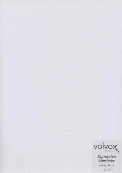 Volvox Espressivo Lehmfarbe (Candy White)