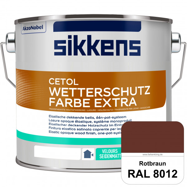Cetol Wetterschutzfarbe Extra (RAL 8012 Rotbraun)