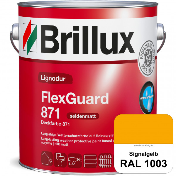 Lignodur FlexGuard 871 (Deckfarbe 871) RAL 1003 Signalgelb