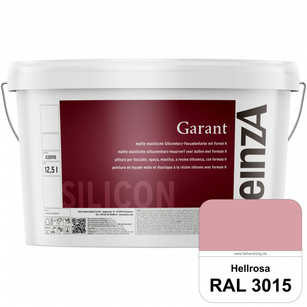 einzA Garant (RAL 3015 Hellrosa) elastische Siliconharz-Fassadenfarbe