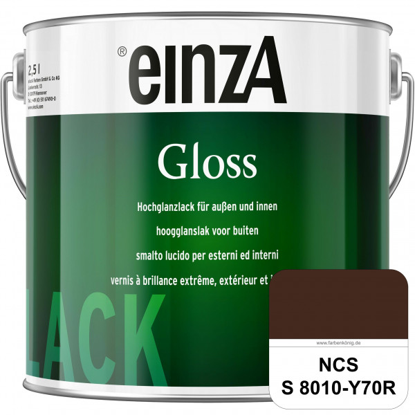 einzA Gloss (NCS S 8010-Y70R) Hochwertiger Alkydharzlack in Premium-Qualität, hochglänzend.