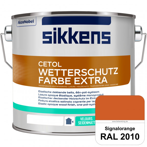 Cetol Wetterschutzfarbe Extra (RAL 2010 Signalorange)