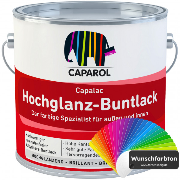 Capalac Hochglanz-Buntlack (Wunschfarbton)