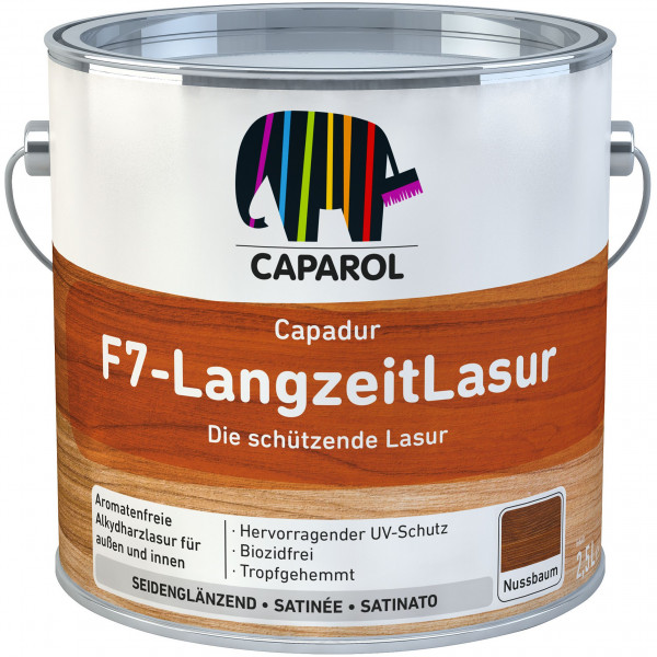 Capadur F7-LangzeitLasur (B-Ware) - 0,75 Liter (Farblos)