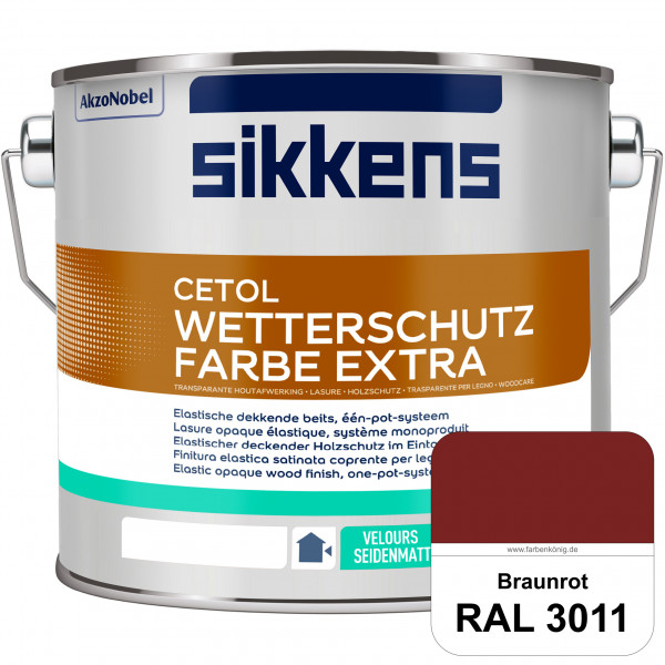 Cetol Wetterschutzfarbe Extra (RAL 3011 Braunrot)