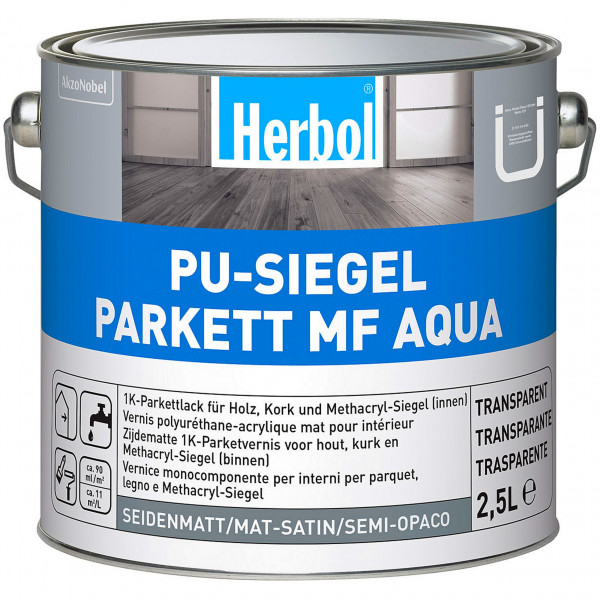PU-Siegel Parkett MF Aqua (Farblos)