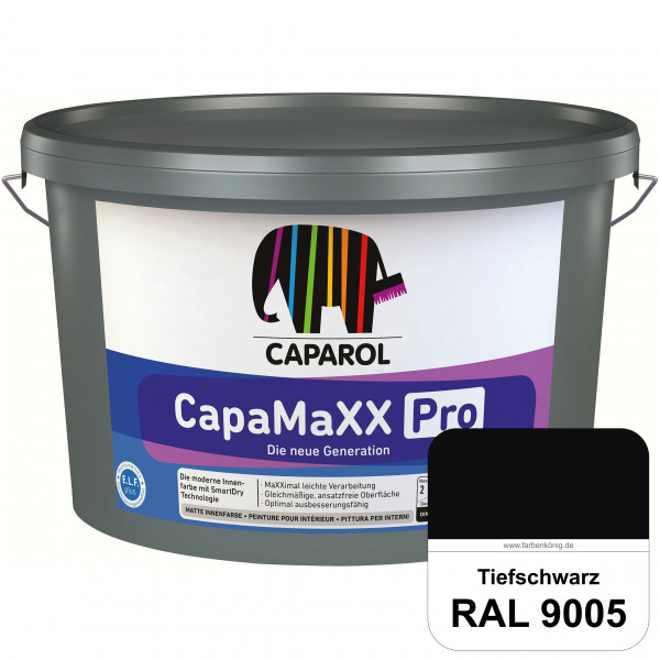 Caparol CapaMaXX Pro (RAL 9005 Tiefschwarz)