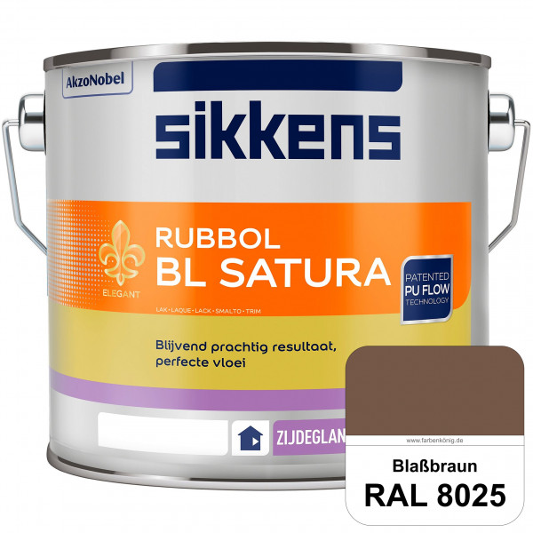 Rubbol BL Satura (RAL 8025 Blassbraun) seidenglänzender PU-Lack (wasserbasiert) innen & außen