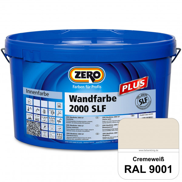 Wandfarbe 2000 SLF (RAL 9001 Cremeweiß)