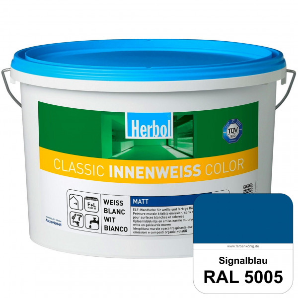 Classic Innenweiss Color (RAL 5005 Signalblau) Hochwertige Renovierungsfarbe