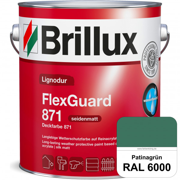 Lignodur FlexGuard 871 (Deckfarbe 871) RAL 6000 Patinagrün