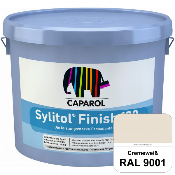 Sylitol® Finish 130 (RAL 9001 Cremeweiß) wetterbeständige Fassadenbeschichtungen auf Silikatbasis