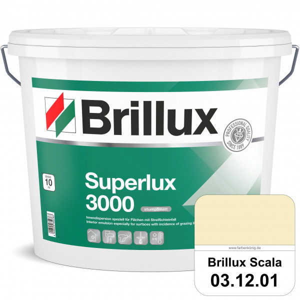 Superlux ELF 3000 (Brillux Scala 03.12.01) Dispersionsfarbe für Innen, emissionsarm, lösemittel- & w