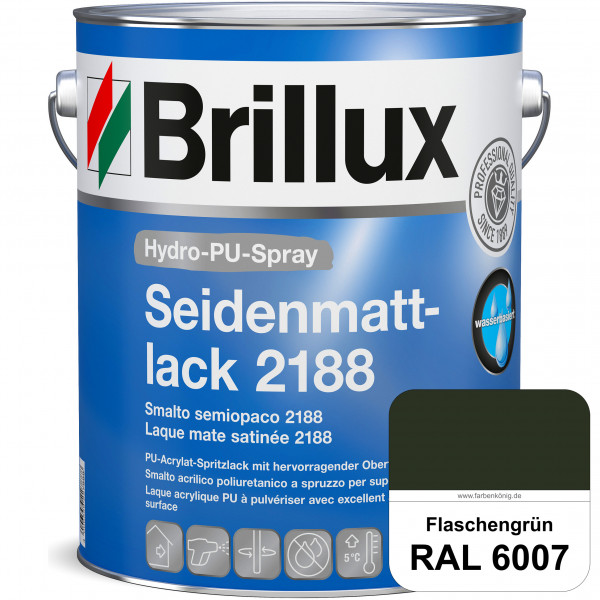 Hydro-PU-Spray Seidenmattlack 2188 (RAL 6007 Flaschengrün) hochwertiger Lack speziell für das XVLP-S