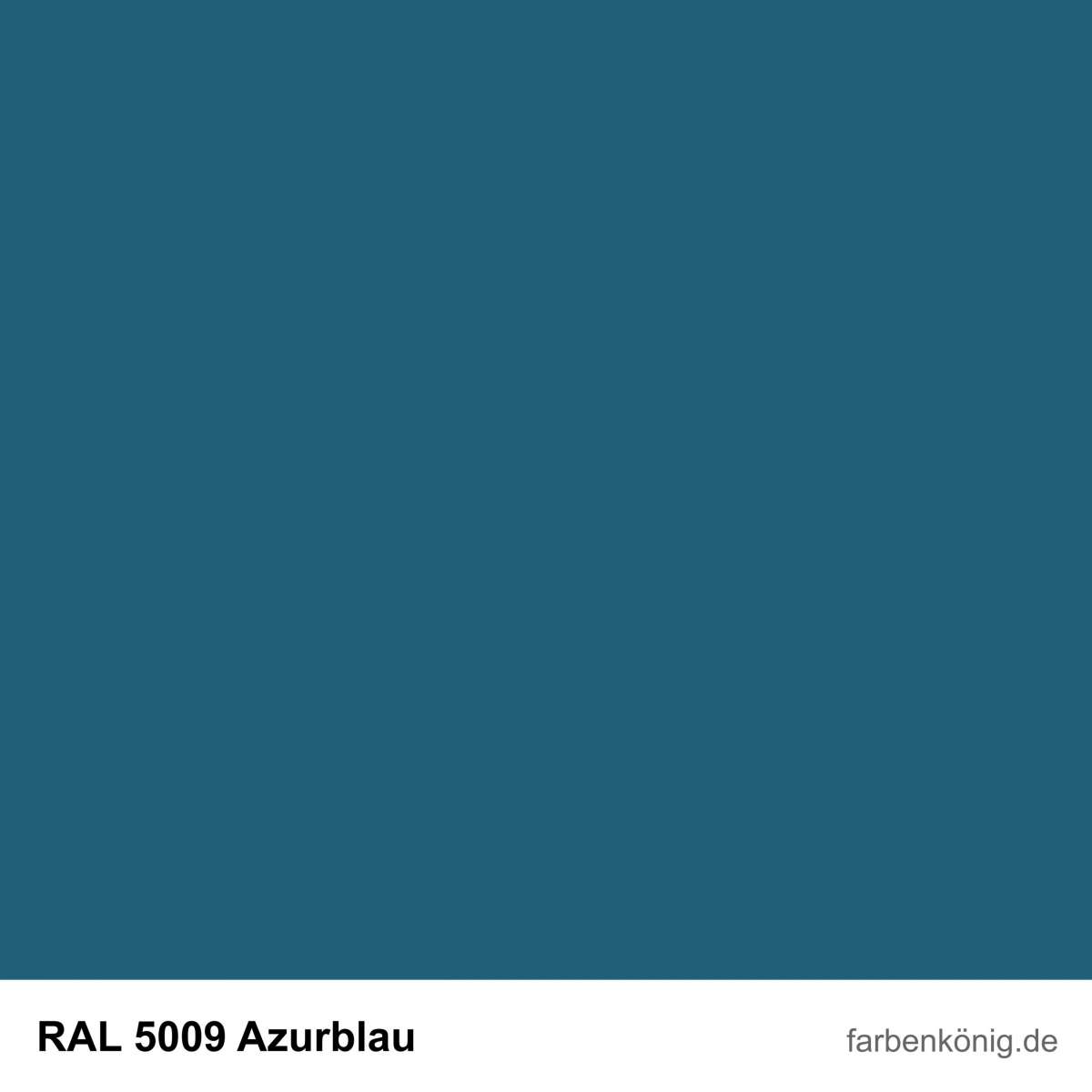 Ral 5009 в интерьере