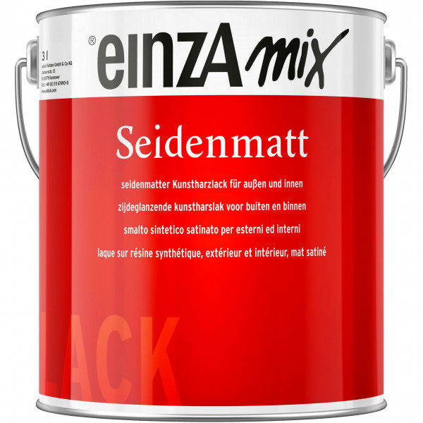 einzA Seidenmatt (Weiß)