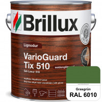 Lignodur VarioGuard Tix 510 (Gel-Lasur 510) RAL 6010 Grasgrün