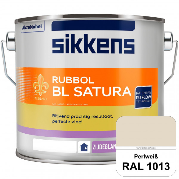 Rubbol BL Satura (RAL 1013 Perlweiß) seidenglänzender PU-Lack (wasserbasiert) innen & außen