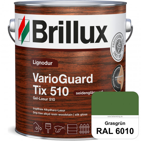 Lignodur VarioGuard Tix 510 (Gel-Lasur 510) RAL 6010 Grasgrün