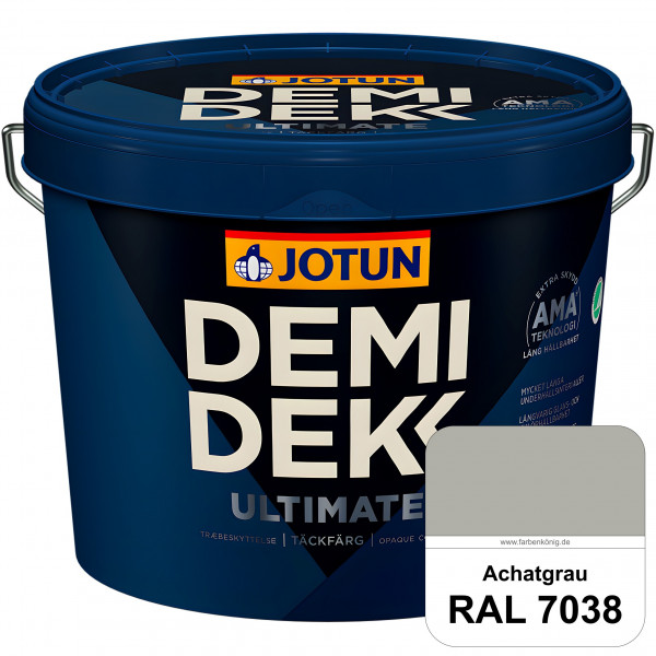 DEMIDEKK ULTIMATE Täckfärg - Deckende Holzfarbe (RAL 7038 Achatgrau)