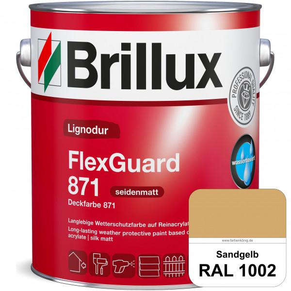 Lignodur FlexGuard 871 (Deckfarbe 871) RAL 1002 Sandgelb