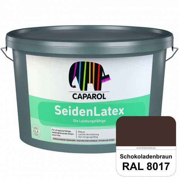 SeidenLatex ELF (RAL 8017 Schokoladenbraun) strapazierfähige, scheuerbeständige und seidenmatte Late