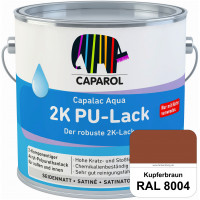 Capalac Aqua 2K PU-Lack (RAL 8004 Kupferbraun) chemisch und mechanisch widerstandsfähige Lackierunge