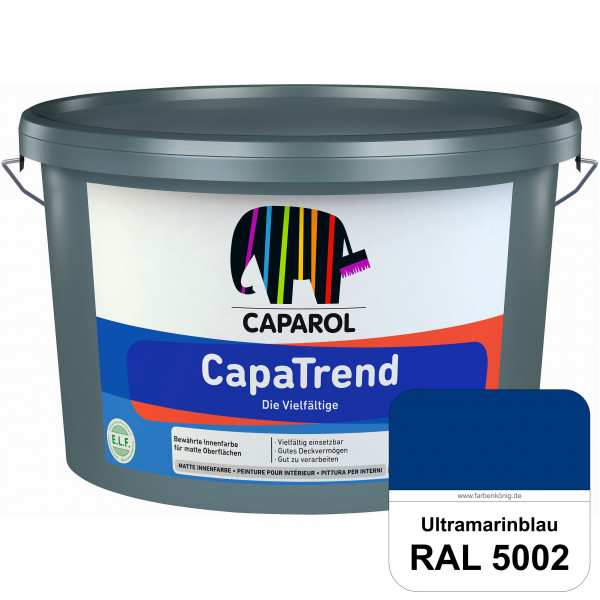 CapaTrend (RAL 5002 Ultramarinblau) matte hochdeckende Dispersionsfarbe für den Innenbereich