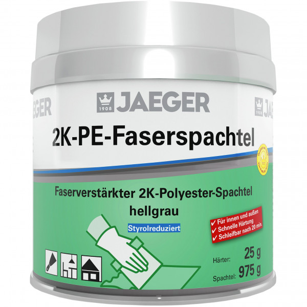 Kronen® 2K-PE-Faserspachtel 415 (Hellgrau)