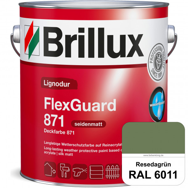 Lignodur FlexGuard 871 (Deckfarbe 871) RAL 6011 Resedagrün