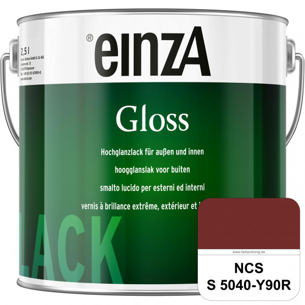 einzA Gloss (NCS S 5040-Y90R) Hochwertiger Alkydharzlack in Premium-Qualität, hochglänzend.