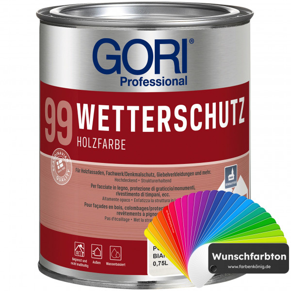 GORI 99 WETTERSCHUTZ-FARBE (Wunschfarbton)
