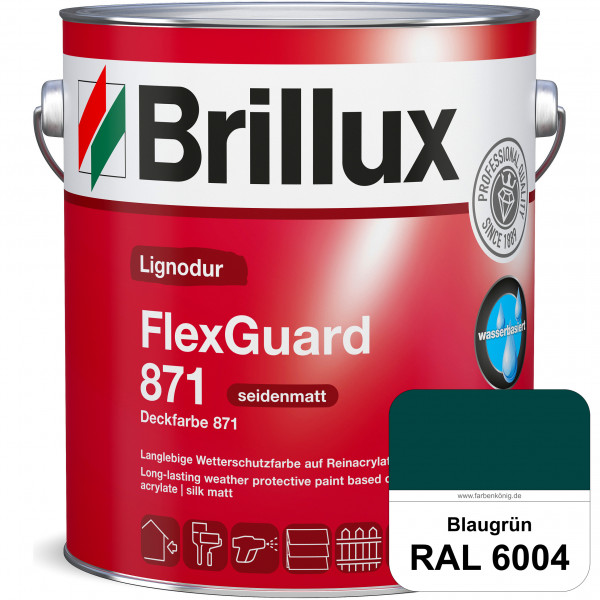 Lignodur FlexGuard 871 (Deckfarbe 871) RAL 6004 Blaugrün