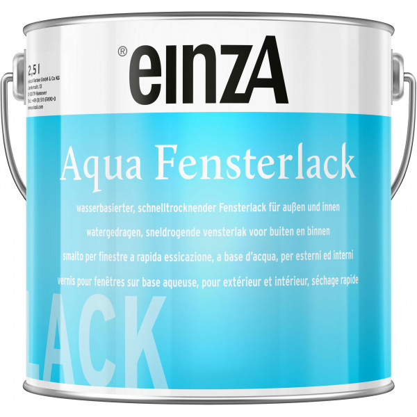 einzA Aqua Fensterlack (Weiß)