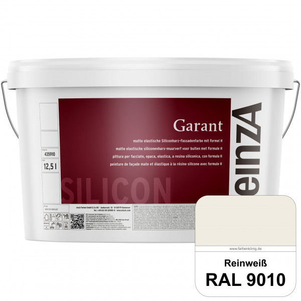 einzA Garant (RAL 9010 Reinweiß) elastische Siliconharz-Fassadenfarbe