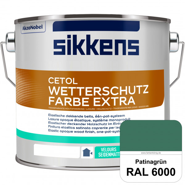 Cetol Wetterschutzfarbe Extra (RAL 6000 Patinagrün)