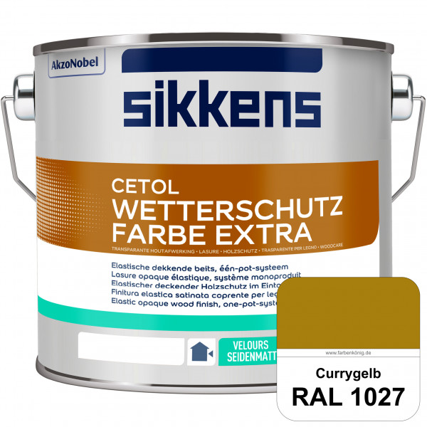 Cetol Wetterschutzfarbe Extra (RAL 1027 Currygelb)