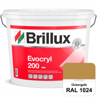 Evocryl 200 (RAL 1024 Ockergelb) Verschmutzungsunempfindliche 100% Reinacrylat Fassadenfarbe