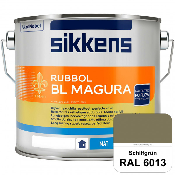 Rubbol BL Magura (RAL 6013 Schilfgrün) matter PU-Lack (wasserbasiert) innen & außen