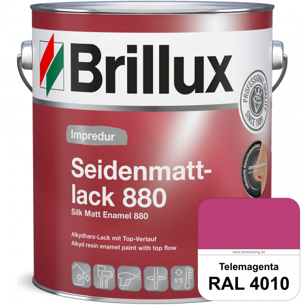 Impredur Seidenmattlack 880 (RAL 4010 Telemagenta) für Holz- oder Metallflächen innen & außen