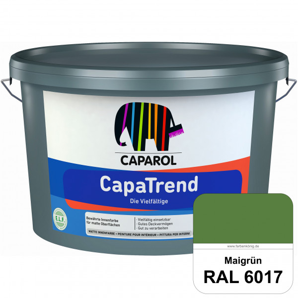 CapaTrend (RAL 6017 Maigrün) matte hochdeckende Dispersionsfarbe für den Innenbereich