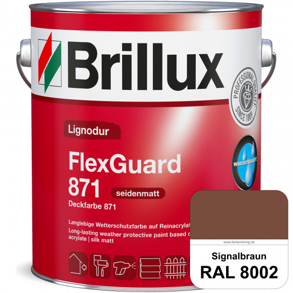 Lignodur FlexGuard 871 (Deckfarbe 871) RAL 8002 Signalbraun